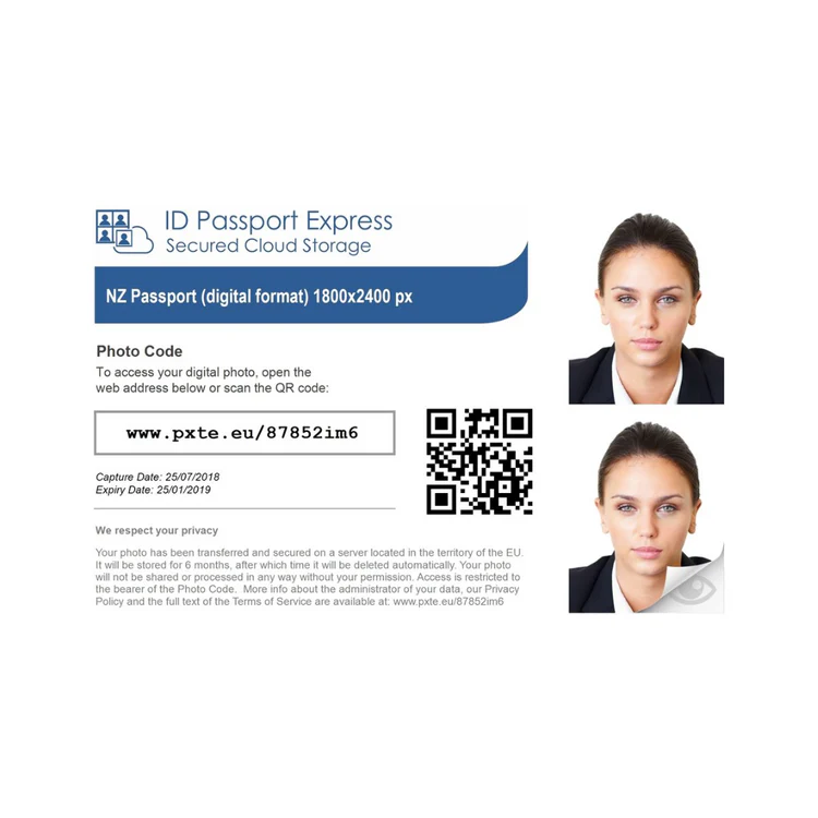Sample passport preview